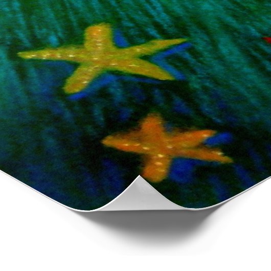 Mermaid's Ride-Magical Seahorse Poster (Hoek)