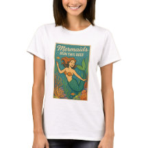 Mermaids Run This Reef | Funny Retro Coral Fish