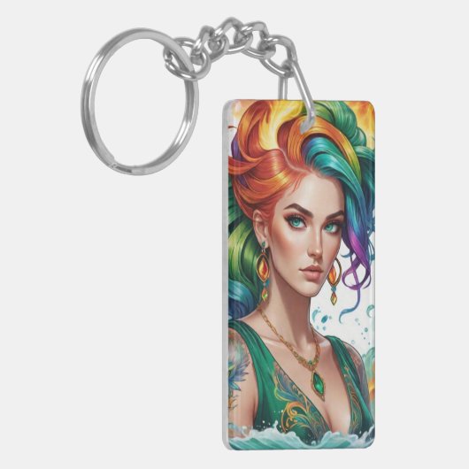 mermaid's secret sleutelhanger (Voorkant Links)