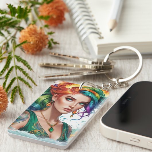 mermaid's secret sleutelhanger (Voorkant Rechts)