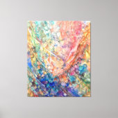 Mermaid's Shadow: Ocean Depths Canvas Afdruk (Voorkant)