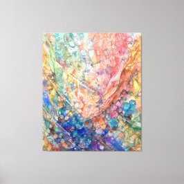 Mermaid's Shadow: Ocean Depths Canvas Afdruk