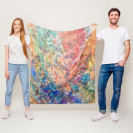 Mermaid's Shadow: Ocean Depths Fleece Deken