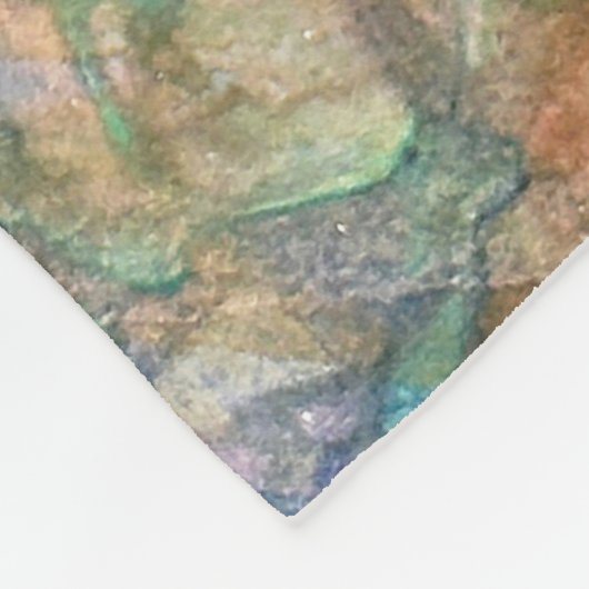 Mermaid's Shadow: Ocean Depths Fleece Deken (Hoek)