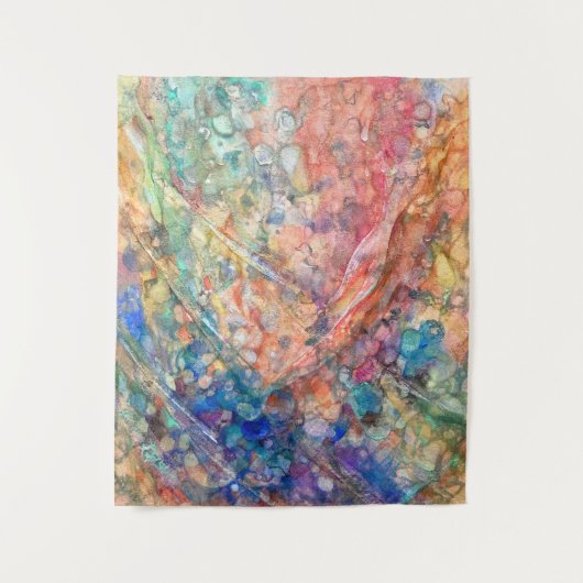 Mermaid's Shadow: Ocean Depths Wandkleed (Voorkant)