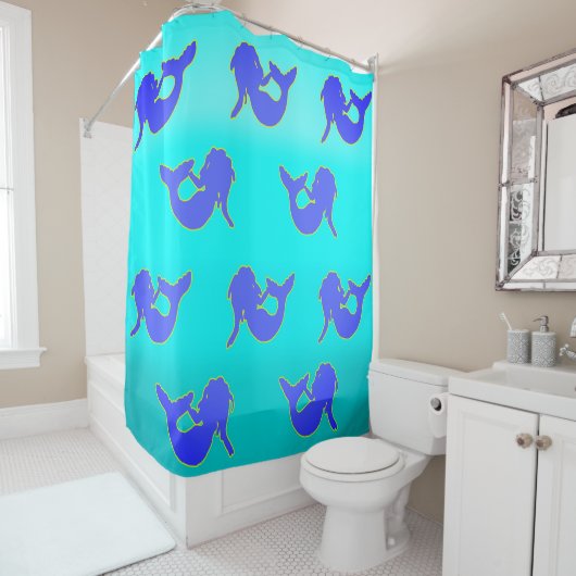 Mermaids Shower Curtain Douchegordijn (In situ)