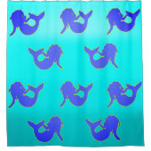 Mermaids Shower Curtain Douchegordijn (Voorkant)