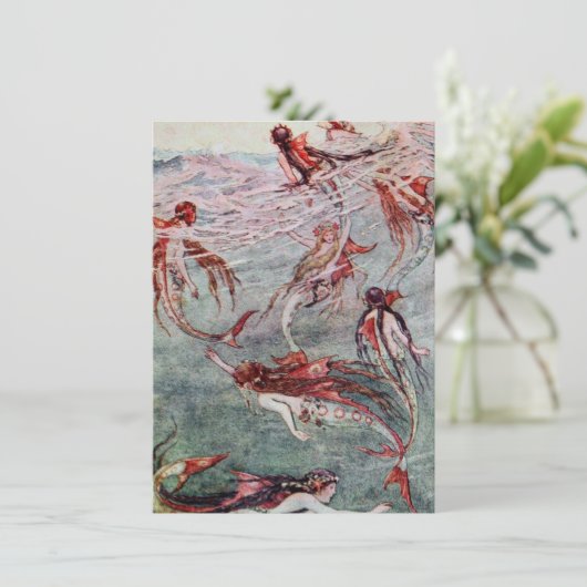 Mermaids Spelen in het Zee (Staand voorkant)