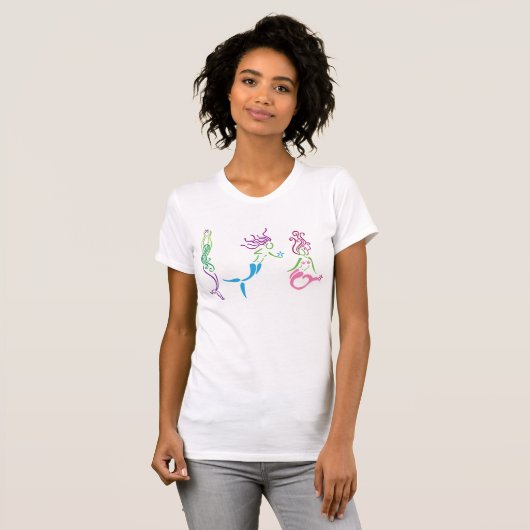 Mermaids T-shirt (Voorkant volledig)
