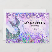 *~* Mermaid's Tail - Regenboogfeest Kaart (Voorkant)