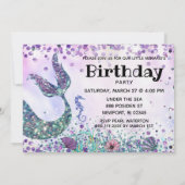 *~* Mermaid's Tail - Regenboogfeest Kaart (Achterkant)