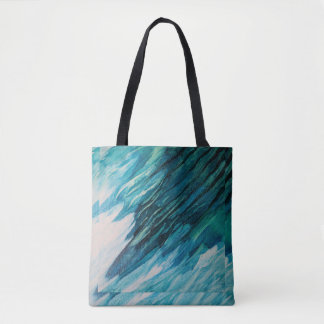 "Mermaid's Tale" - Alcohol Ink Art voor Tote Bag