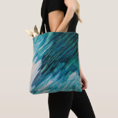 "Mermaid's Tale" - Alcohol Ink Art voor Tote Bag (Dichtbij)