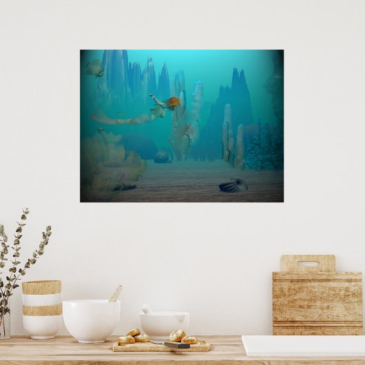 Mermaids Tale ~Print~ Poster (Keuken)