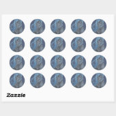 Mermaid's Touch-Sticker Ronde Sticker (Vel)