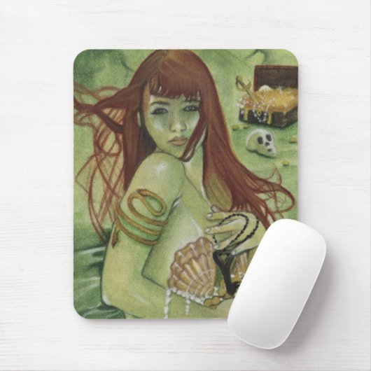 Mermaid's Treasure Mousepad Muismat (Met muis)