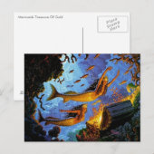 Mermaids Treasure of Gold Briefkaart (Voorkant / Achterkant)