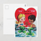  Mermaids Valentijn Briefkaart (Voorkant / Achterkant)