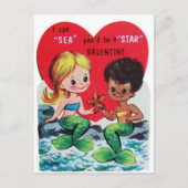  Mermaids Valentijn Briefkaart (Voorkant)