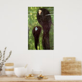 Mermaids van Gustav Klimt Poster (Keuken)
