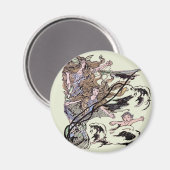 Mermaids  Victoriaans illustratie Magneet (Voorkant / Achterkant)