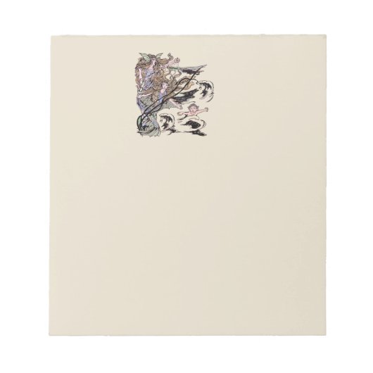 Mermaids  Victoriaans illustratie Notitieblok (Voorkant)