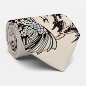 Mermaids Victoriaans illustratie Stropdas (Opgerold)