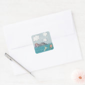 Mermaids Vierkante Sticker (Envelop)