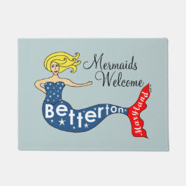 Mermaids Welcome Betterton, Maryland Deurmat