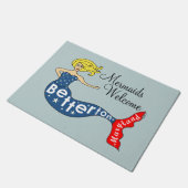 Mermaids Welcome Betterton, Maryland Deurmat (Schuin)