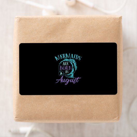 Mermaids worden geboren in augustus, zondag etiket (Insitu)