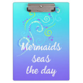 Mermaids Zeeen overdag Klembord (Voorkant)