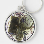 Mermaids zien Sleutelhanger van glas (Voorkant)