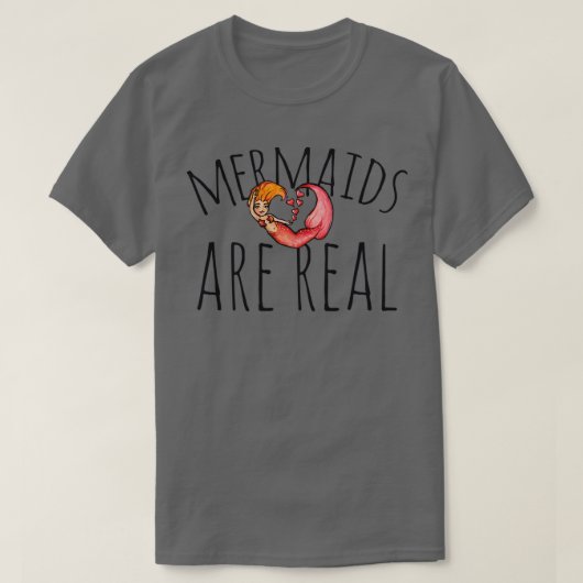 Mermaids zijn Real 5 T-shirt (Design voorkant)
