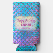 mermaïstisch seltzer blikjeskoeler (Achterkant)