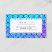 mermaïstisch visitekaartje (Achterkant)