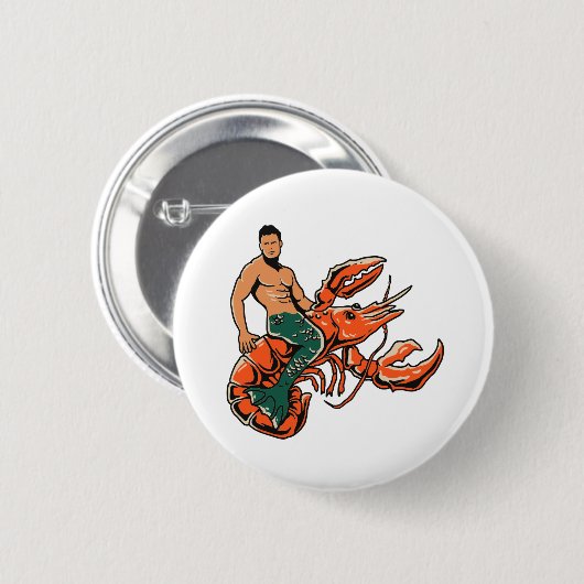 merman.ai ronde button 5,7 cm (Voorkant /achterkant)