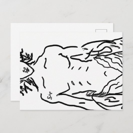 Merman Briefkaart (Voorkant / Achterkant)