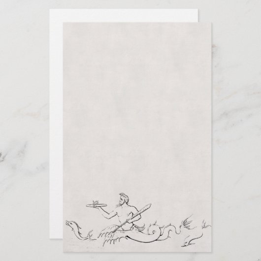 Merman Briefpapier (Voorkant / Achterkant)