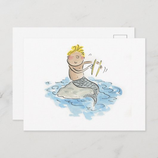 Merman Cymbals Briefkaart (Voorkant / Achterkant)