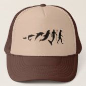 Merman Evolution Trucker Pet (Voorkant)