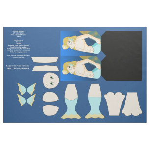 Merman Kuzoura DIY Wine Tas en Plushie Combo Stof