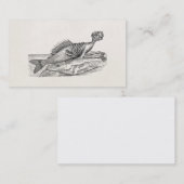  Merman Mermaid Zee Visitekaartje (Voorkant / Achterkant)