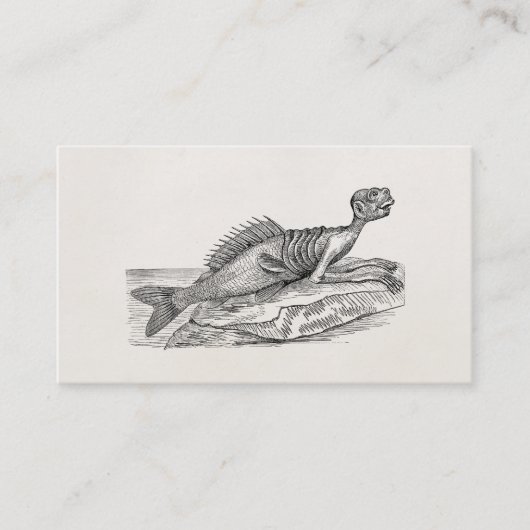  Merman Mermaid Zee Visitekaartje (Voorkant)