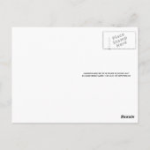 Merman met drie vlakken middeleeuws symbool briefkaart (Achterkant)