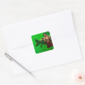 Merman met Zee Turtle Sticker (Envelop)