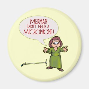 Merman/microfoon Magnet