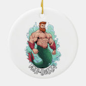 Merman Ornament - Mer-Daddy (Achterkant)