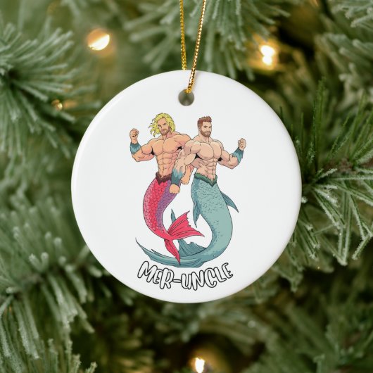 Merman Ornament - Mer-Uncle (Boom)