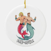 Merman Ornament - Mer-Uncle (Achterkant)